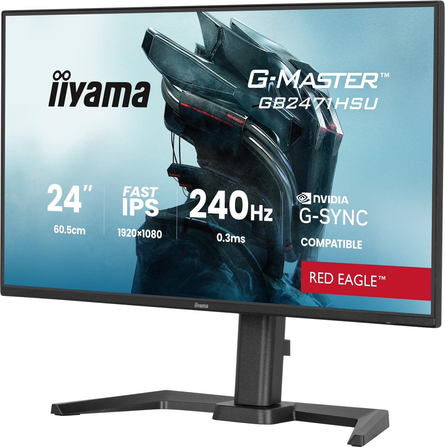 iiyama G-MASTER GB2471HSU-B1 23.8" Full HD IPS 240Hz Monitor