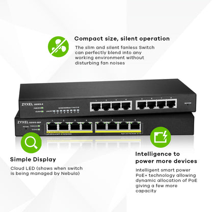 Zyxel GS1915-8EP Switch PoE