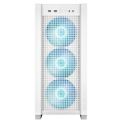 ASUS TUF Gaming GT302 ARGB Midi Tower White PC Case