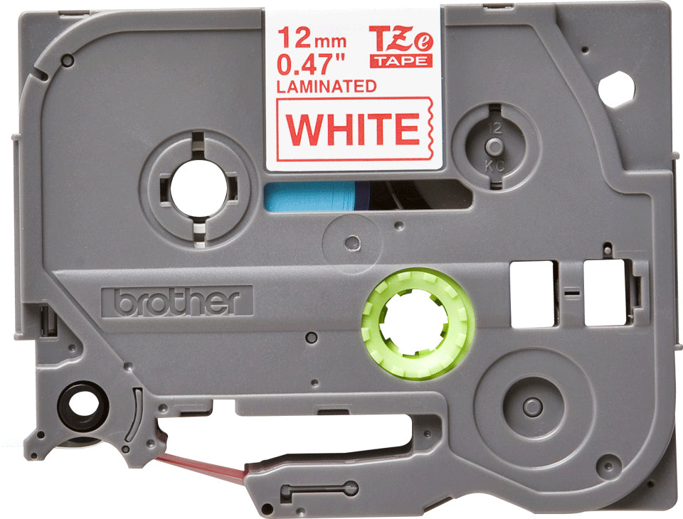 Brother TZE-232 DirectLabel red on white Laminat 12mm x 8m for Brother P-Touch TZ Labels