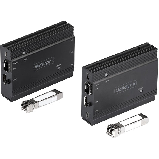 StarTech.com 4K HDMI KVM Extender over Fiber - HDMI Video & USB Remote KVM KVM Switch