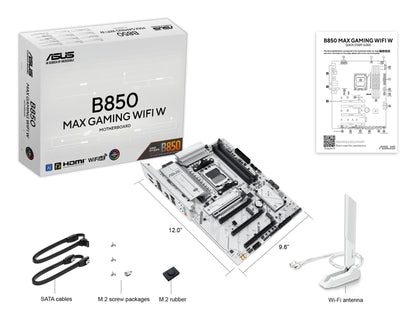 ASUS B850 MAX GAMING WIFI W AMD B850 Socket AM5 ATX Motherboard