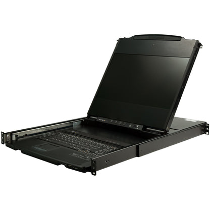 StarTech.com Dual Rail Rackmount KVM Console HD 1080p - Single Port DVI/VGA KVM