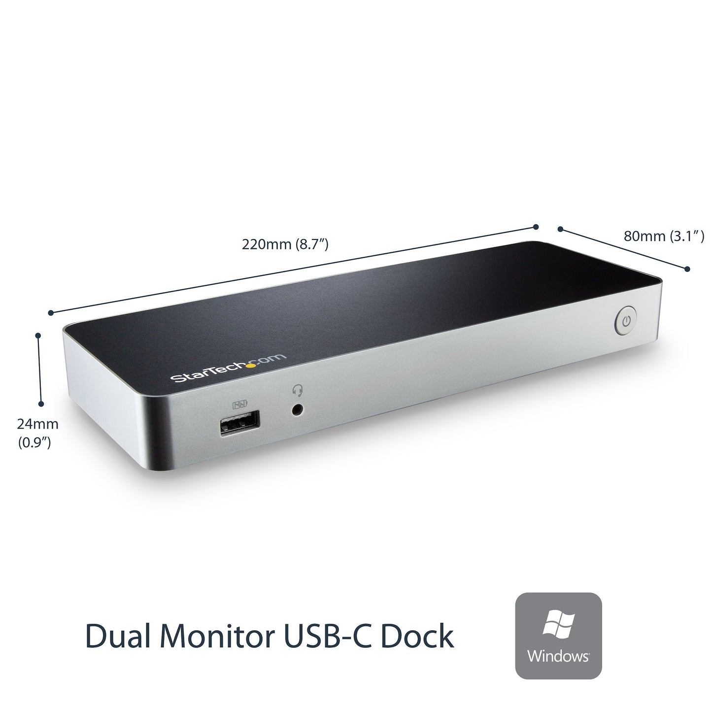 StarTech.com Monitor Power Delivery Thunderbolt 3 Docking Station 60W