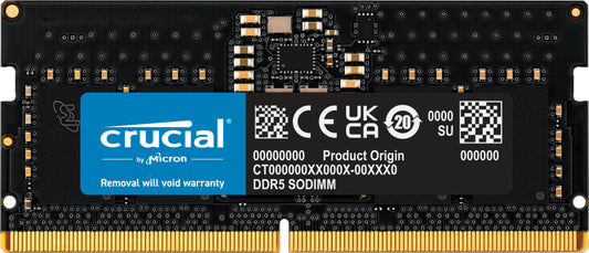 Crucial 8GB (1x8GB) DDR5 SO-DIMM Laptop RAM