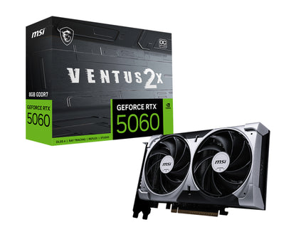 MSI VENTUS 2X GeForce RTX 5060 8GB GDDR7 OC Graphics Card