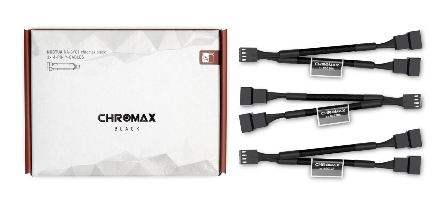 Noctua NA-SYC1 CHROMAX.BLACK Cable extension Cooling