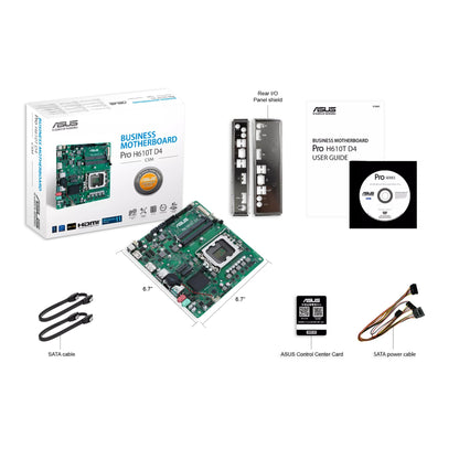 ASUS Pro H610T D4-CSM Intel H610 LGA 1700 Thin Mini ITX Motherboard