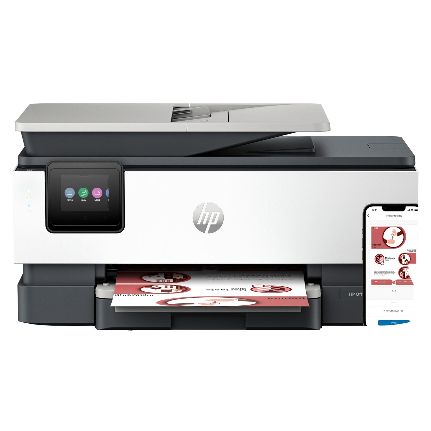 HP OfficeJet Pro 8132e Wireless All-in-One Color Printer, Instant Ink; Two-sided
