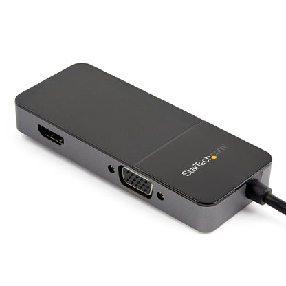 StarTech.com USB 3.0 to HDMI and VGA Adapter - 4K/1080p USB Type-A Dual Monitor Hub
