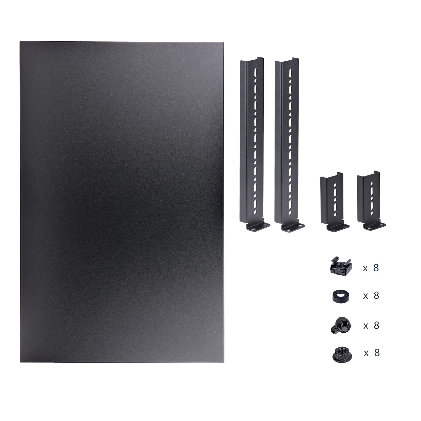 StarTech.com 1U 4-Post Adjustable Server Rack Mount Shelf - 330lbs(150 kg) - 19.5 to