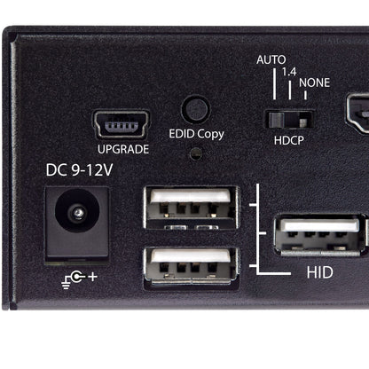 StarTech.com 2 Port HDMI KVM Switch - Single Monitor 4K 60Hz Ultra HD HDR - Desktop