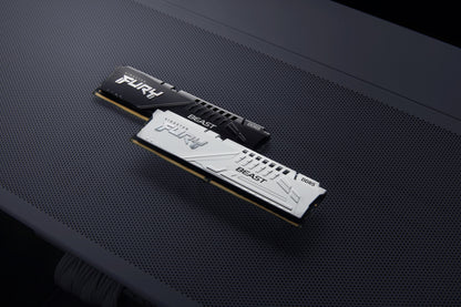 Kingston Technology FURY Beast 16GB DDR5 6000MT/s CL30 Desktop RAM (White)