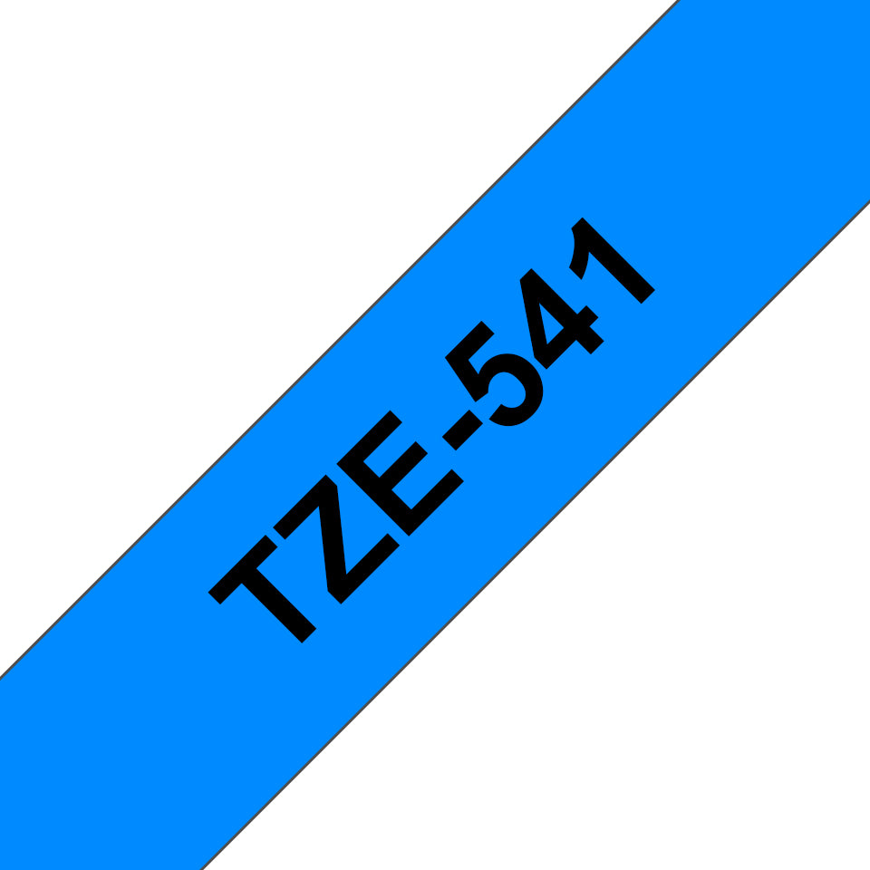 Brother TZE-541 DirectLabel black on blue Laminat 18mm x 8m for Brother P-Touch TZ Labels