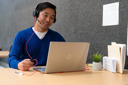 HP Poly Blackwire 8225 Stereo USB-C Headset +USB-C/A Adapter
