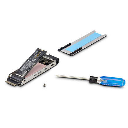 StarTech.com M.2 NVMe SSD to PCIe x4 Mobile Rack/Backplane with Removable Tray for Hub