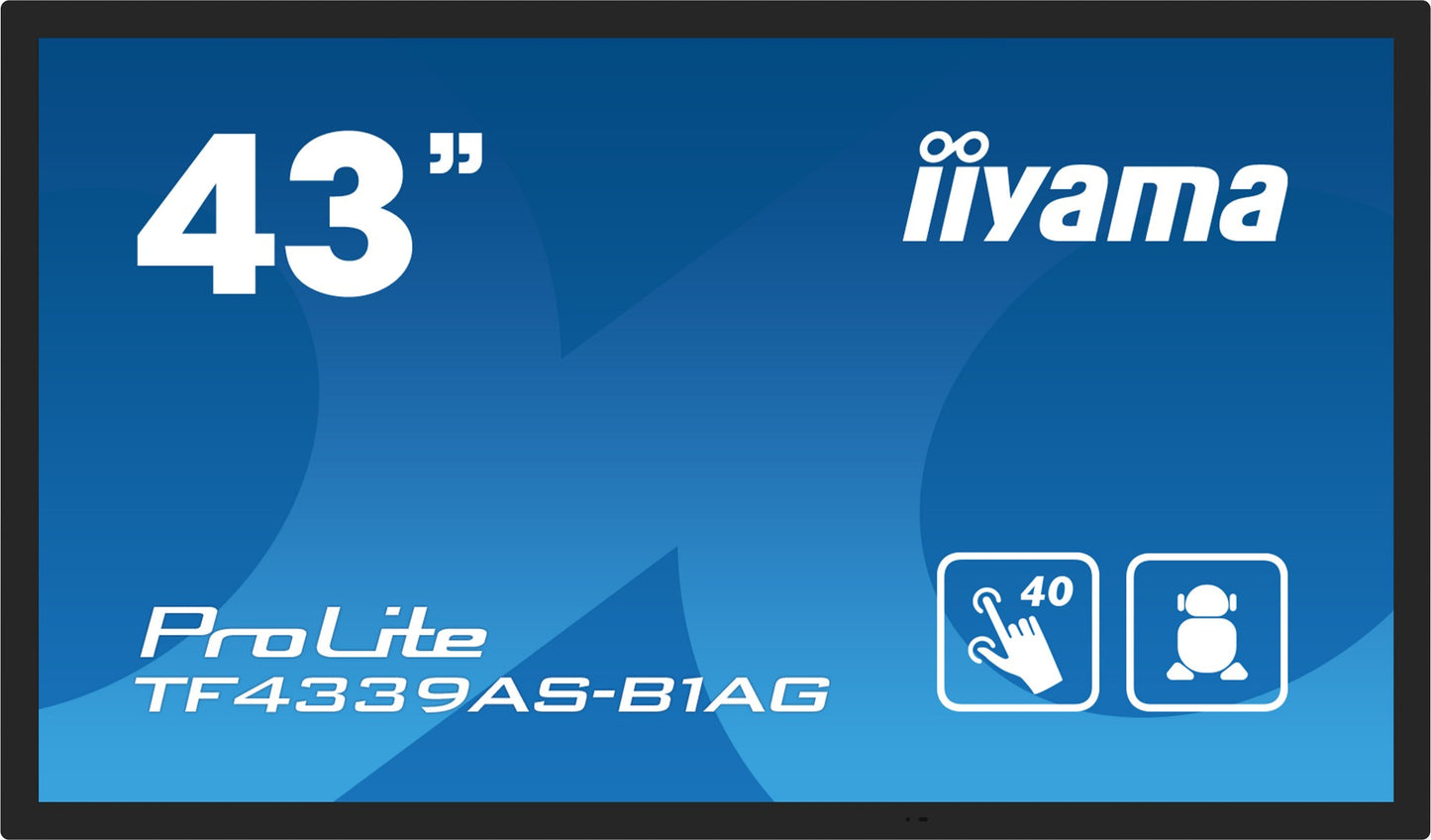 iiyama TF4339AS-B1AG 42.5" 4K UHD IPS Touch Monitor