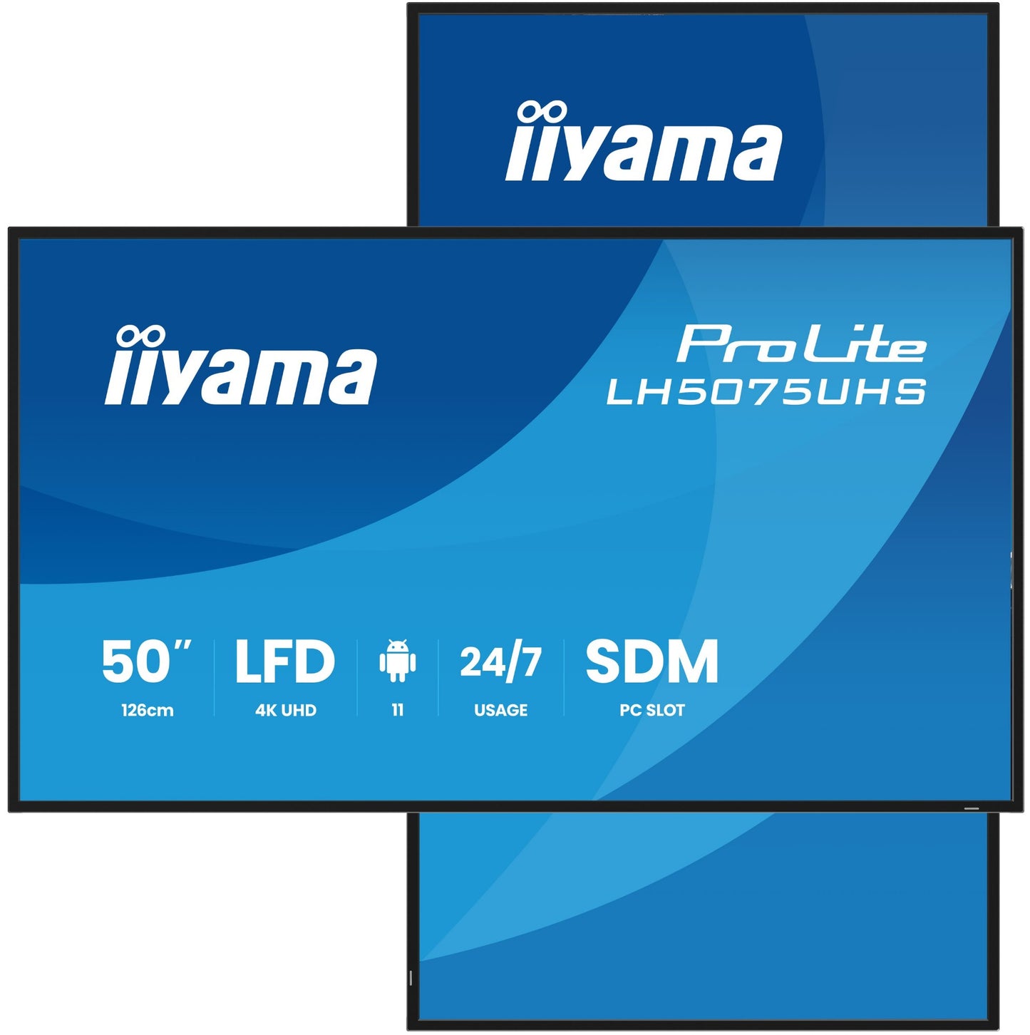 iiyama LH5075UHS-B2AG Signage Display Digital signage flat panel 49.5" 4K UHD VA Monitor