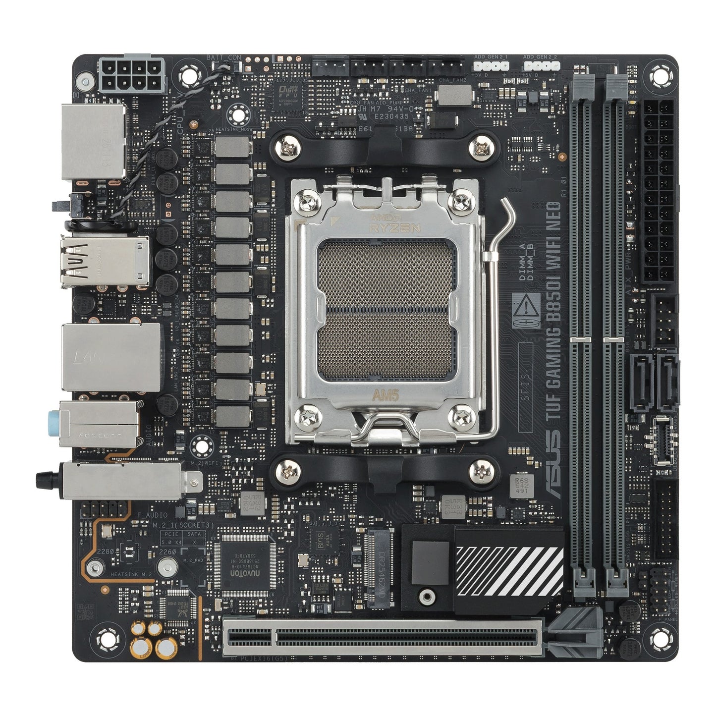 ASUS TUF GAMING B850I WIFI NEO AMD B850 Socket AM5 mini ITX Motherboard