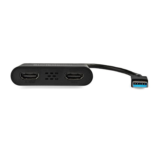 StarTech.com USB 3.0 to Dual HDMI Adapter, USB to 2x HDMI Monitor Converter for Hub