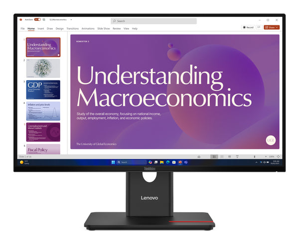 Lenovo ThinkVision T24D-40 23.8" Full HD IPS 120Hz Monitor