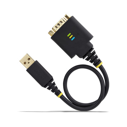 StarTech.com 1ft (30cm) USB to Serial Adapter Cable, COM Retention, Interchangeable