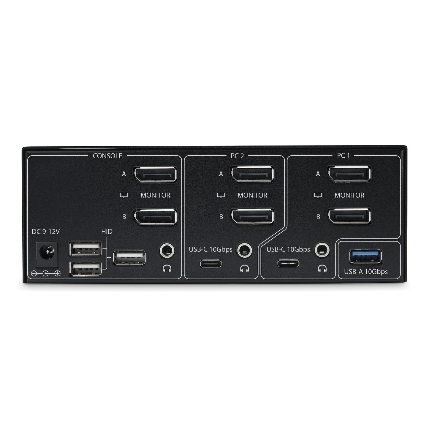StarTech.com 2-Port Dual-Monitor DisplayPort KVM Switch, 8K 60Hz / 4K 144Hz, DP 1.4