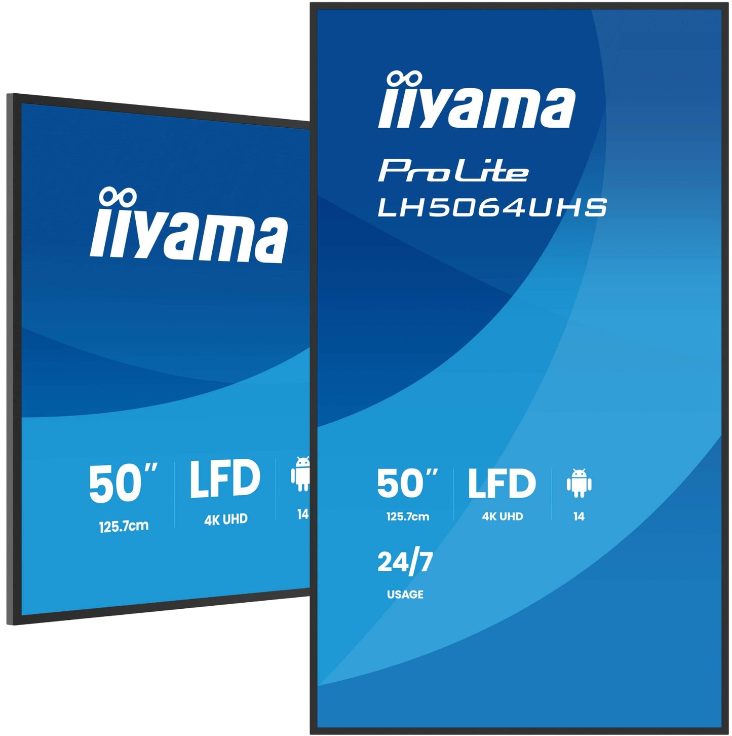 iiyama LH5064UHS-B1AG Signage Display Digital signage flat panel 50" 4K UHD IPS Monitor