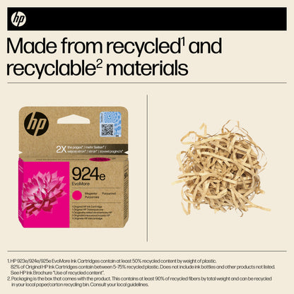 HP 4K0U8NE/924E Magenta Ink Cartridge (800 pages)
