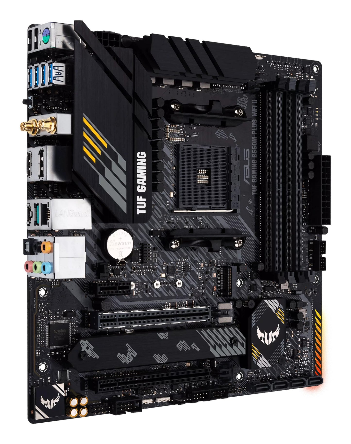 ASUS TUF GAMING B550M-PLUS WIFI II AMD B550 Socket AM4 micro ATX Motherboard