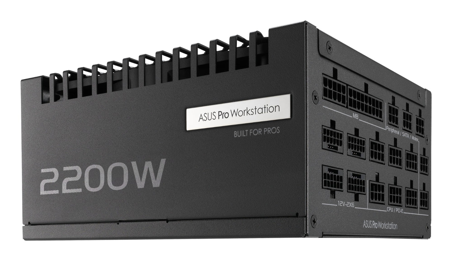 ASUS Pro WS 2200W Platinum power supply unit 20+4 pin ATX ATX Black