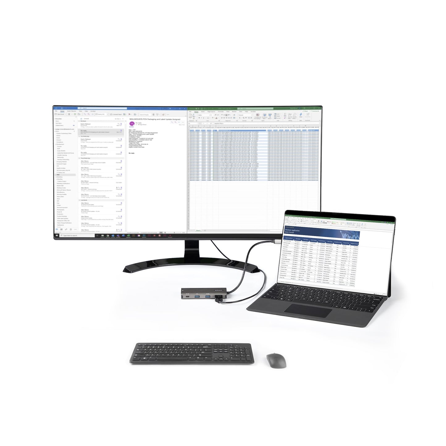 StarTech.com Multiport Adapter 10Gbps USB-C Docking Station 100W