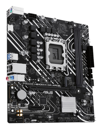 ASUS PRIME H610M-K D4 ARGB Intel H610 LGA 1700 micro ATX Motherboard