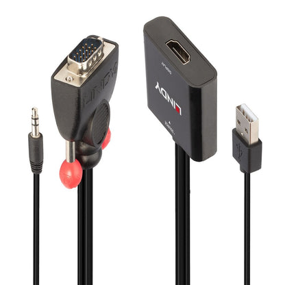 Lindy VGA and Audio to HDMI Converter Cable