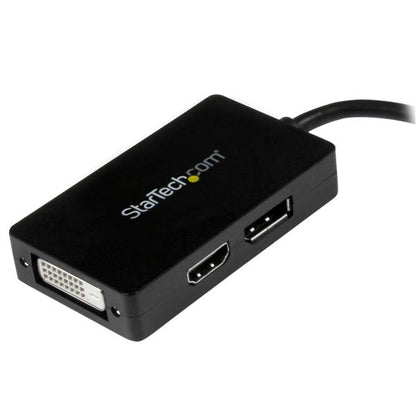 StarTech.com Travel A/V adapter: 3-in-1 Mini DisplayPort to DisplayPort DVI or HDMI Cable