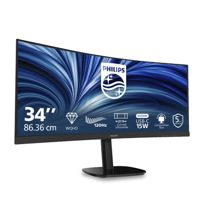 Philips 34B2N3500C/00 34" UWQHD VA 120Hz Curved Monitor