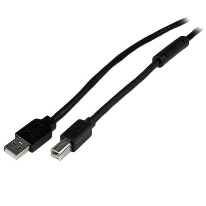 StarTech.com 65ft (20m) Active USB 2.0 A to B Cable, Long USB Cable, USB Printer