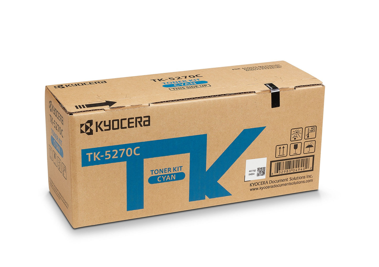 KYOCERA 1T02TVCNL0/TK-5270C Cyan Toner Cartridge (6K pages, Kyocera P 6230)