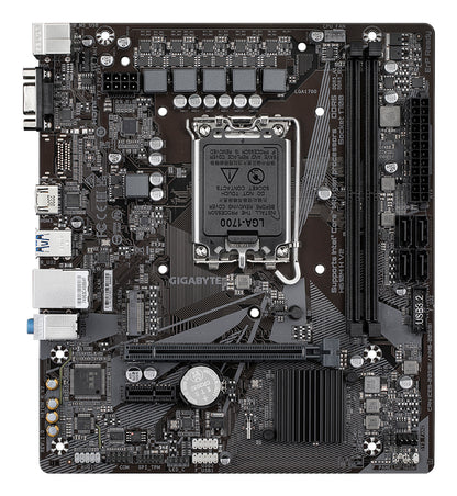 Gigabyte H610M H V2 Motherboard - Supports Intel Core 14th CPUs, 4+1+1 Hybrid