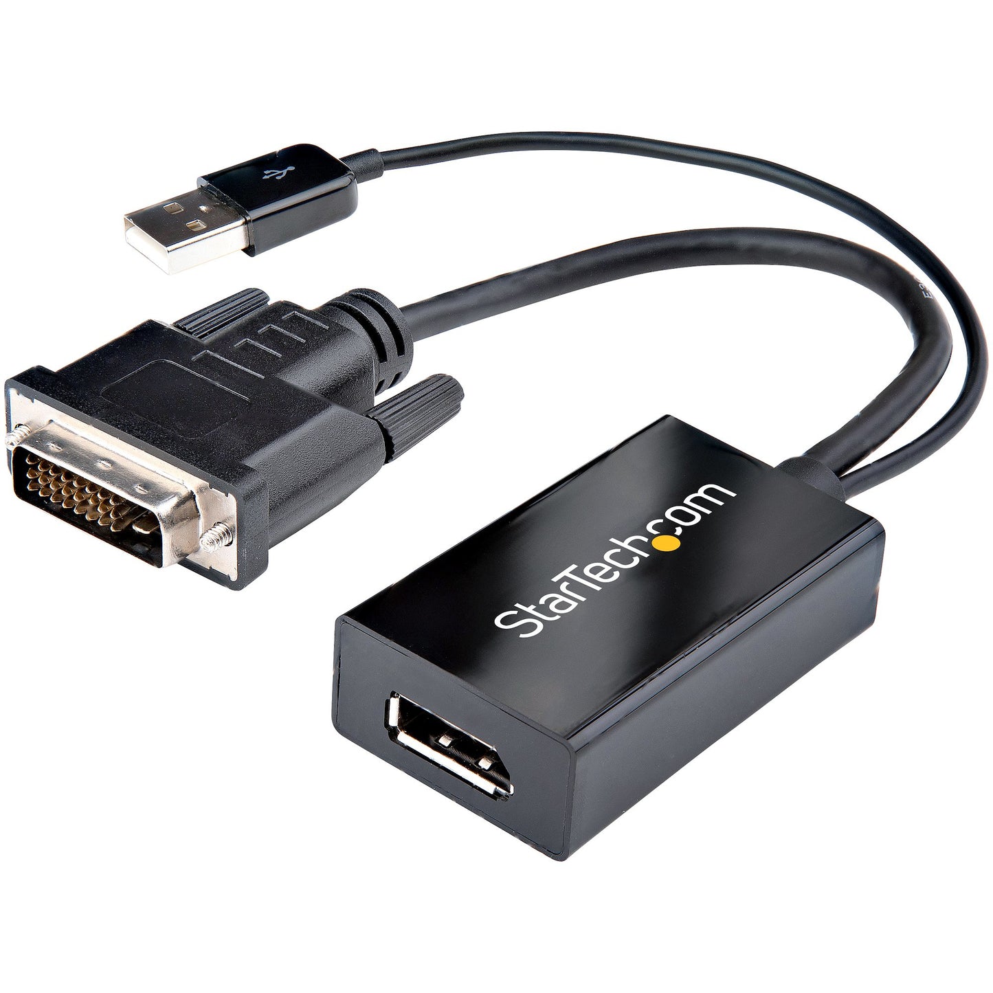 StarTech.com DVI to DisplayPort Adapter - USB Power - 1920 x 1200 - DVI to Cable