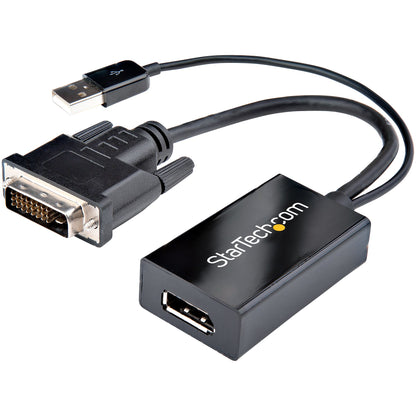 StarTech.com DVI to DisplayPort Adapter - USB Power - 1920 x 1200 - DVI to Cable