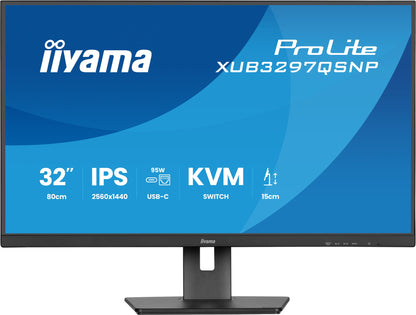iiyama ProLite XUB3297QSNP-B1 32" QHD IPS 100Hz Monitor