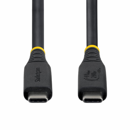 StarTech.com 1m (3ft) USB4 Cable, 40Gbps, USB-IF Certified USB-C Cable, 240W PD, 8K (Black)