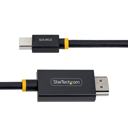 StarTech.com 2m (6ft) Mini DisplayPort to HDMI Adapter Cable, 4K 60Hz with HBR3/HDCP