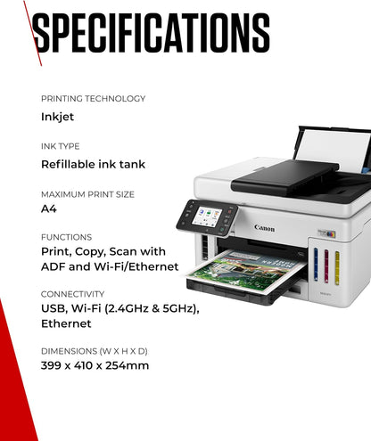 Canon MAXIFY GX6150 Inkjet A4 600 x 1200 DPI Wi-Fi Printer
