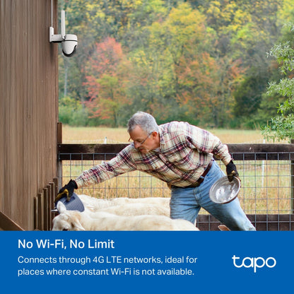 TP-LINK Outdoor Pan/Tilt 4G LTE Camera