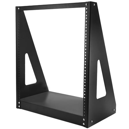 StarTech.com 12U 2-Post Open Frame Desktop Server Rack, 19in Compact Space-Saving