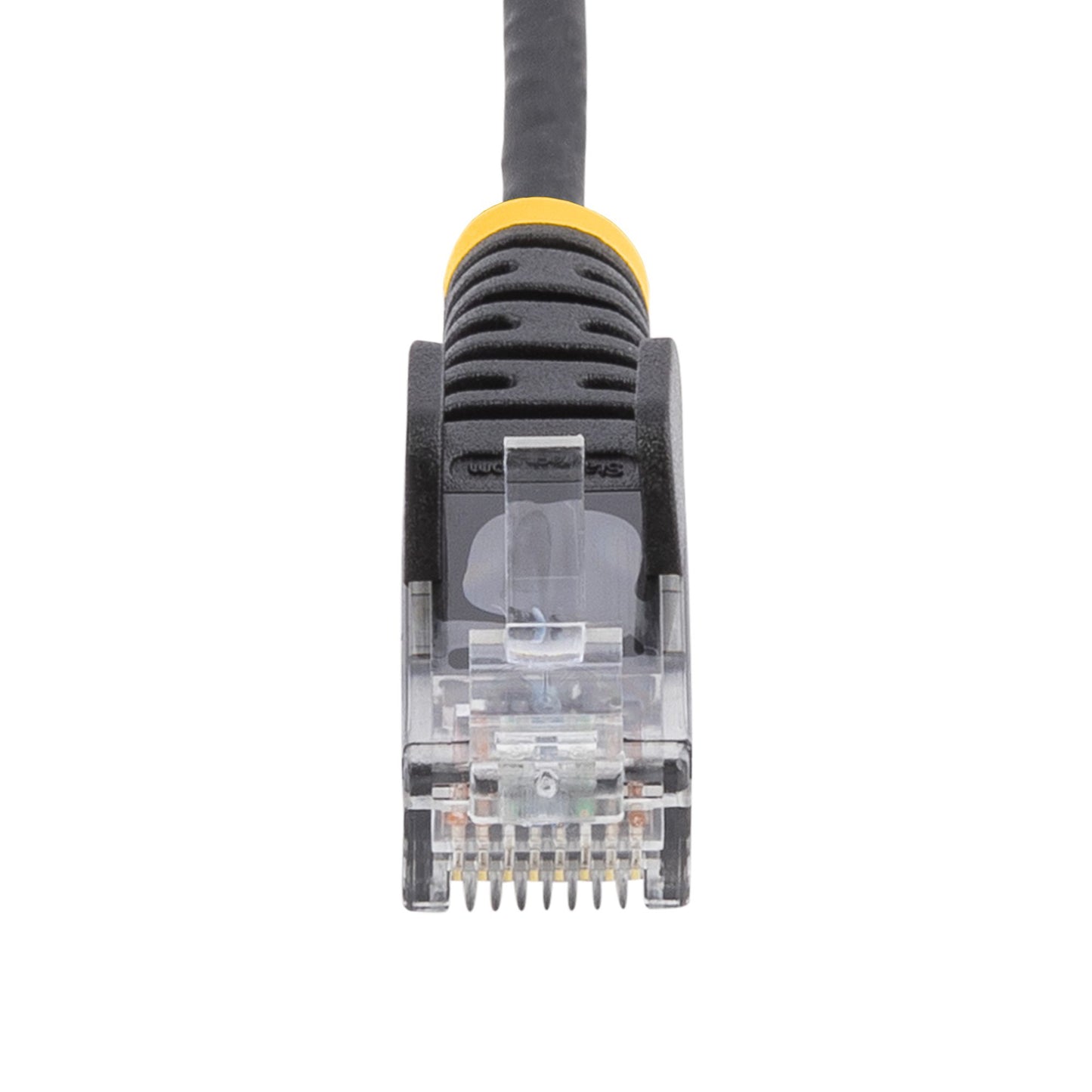 StarTech.com 15m Black Slim CAT6 Ethernet Cable, Snagless, 100W PoE, UTP, LSZH
