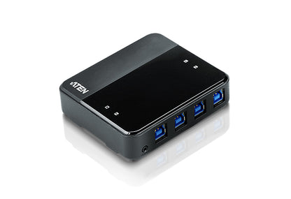 ATEN 4-port USB 3.0 Peripheral Sharing Device KVM Switch
