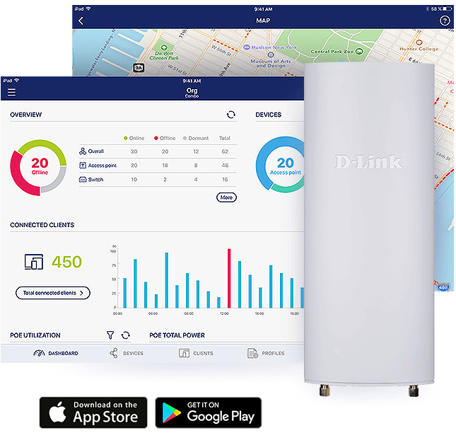 D-Link Wireless AC1300 Wave 2 Outdoor Cloud Networking